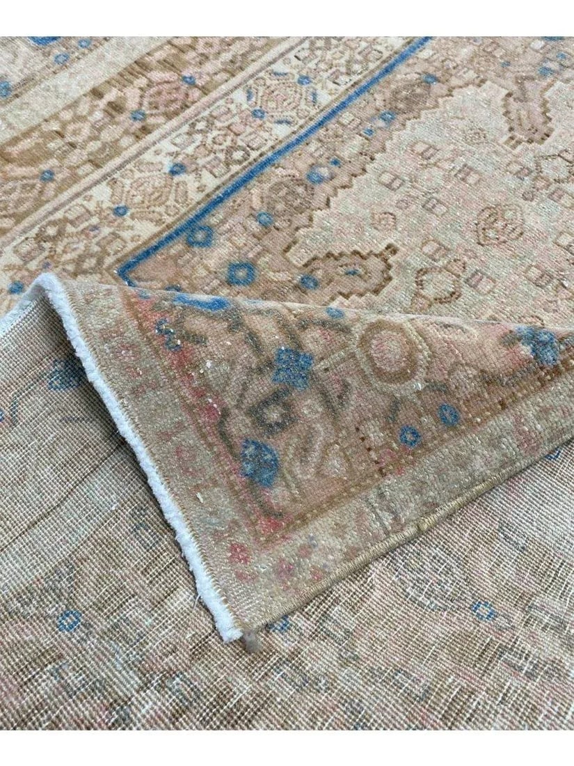 1930s Old Persian Kurdish Area Rug 4x5 - 3