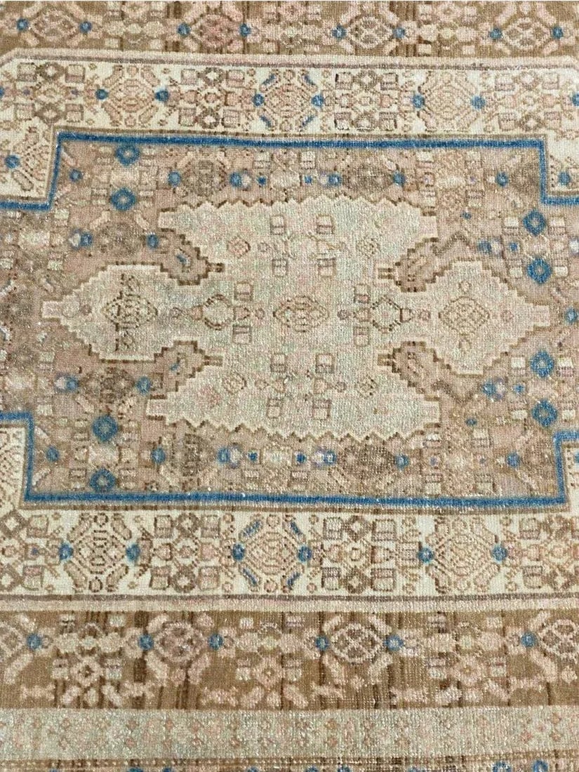 1930s Old Persian Kurdish Area Rug 4x5 - 7