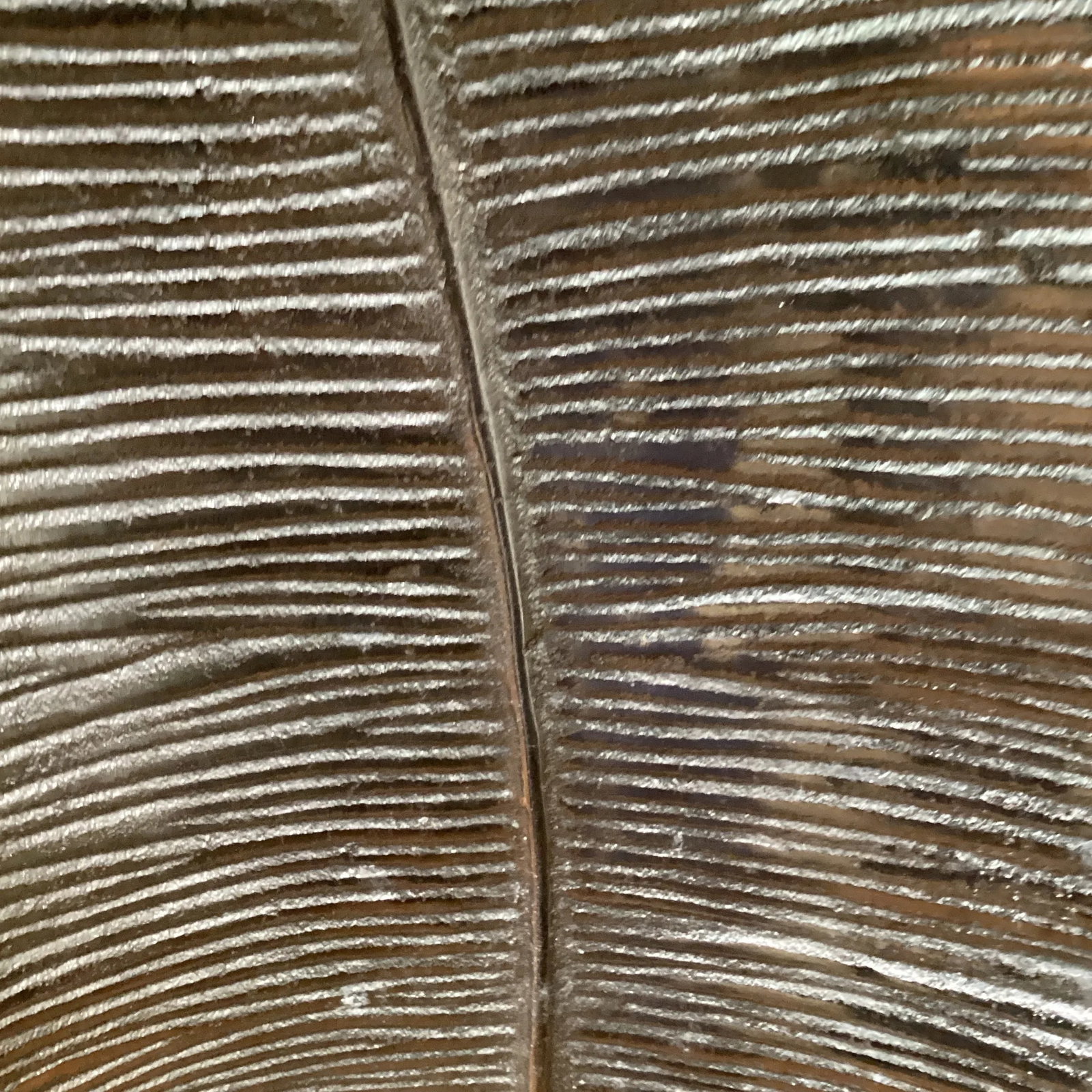 Mid Century Modern Pair of Extra Large Silver Metal Quill Sculptures - 7