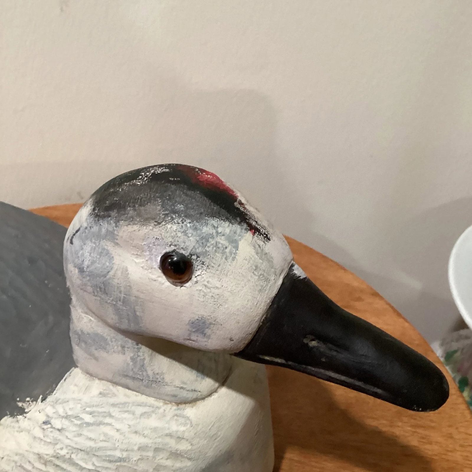 Vintage Handcrafted Wild Fowler Seagull Confidence Decoy With Glass Eyes - 6