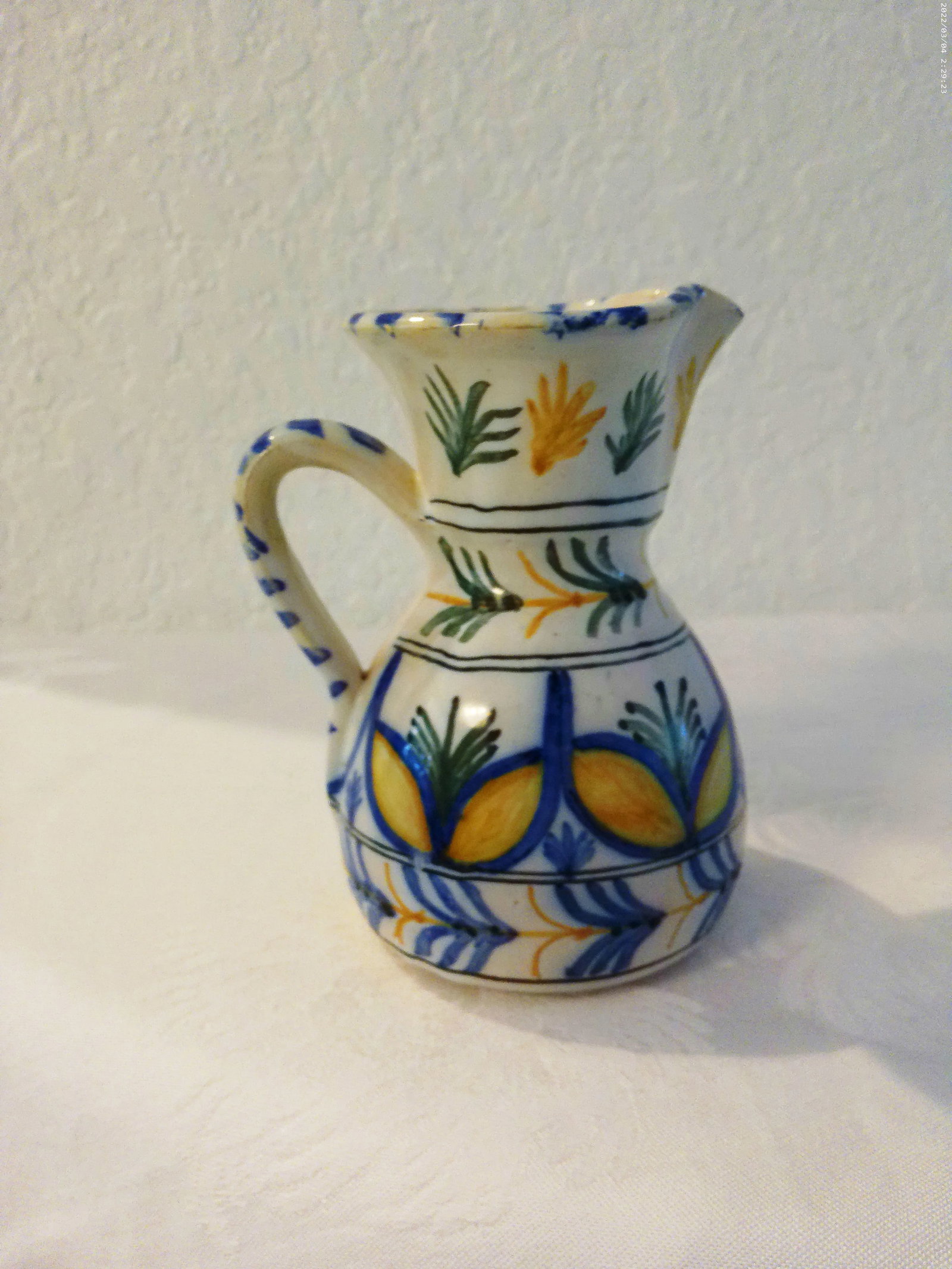 Vintage Mediterranean Pottery Pitchers, a Pair - 6