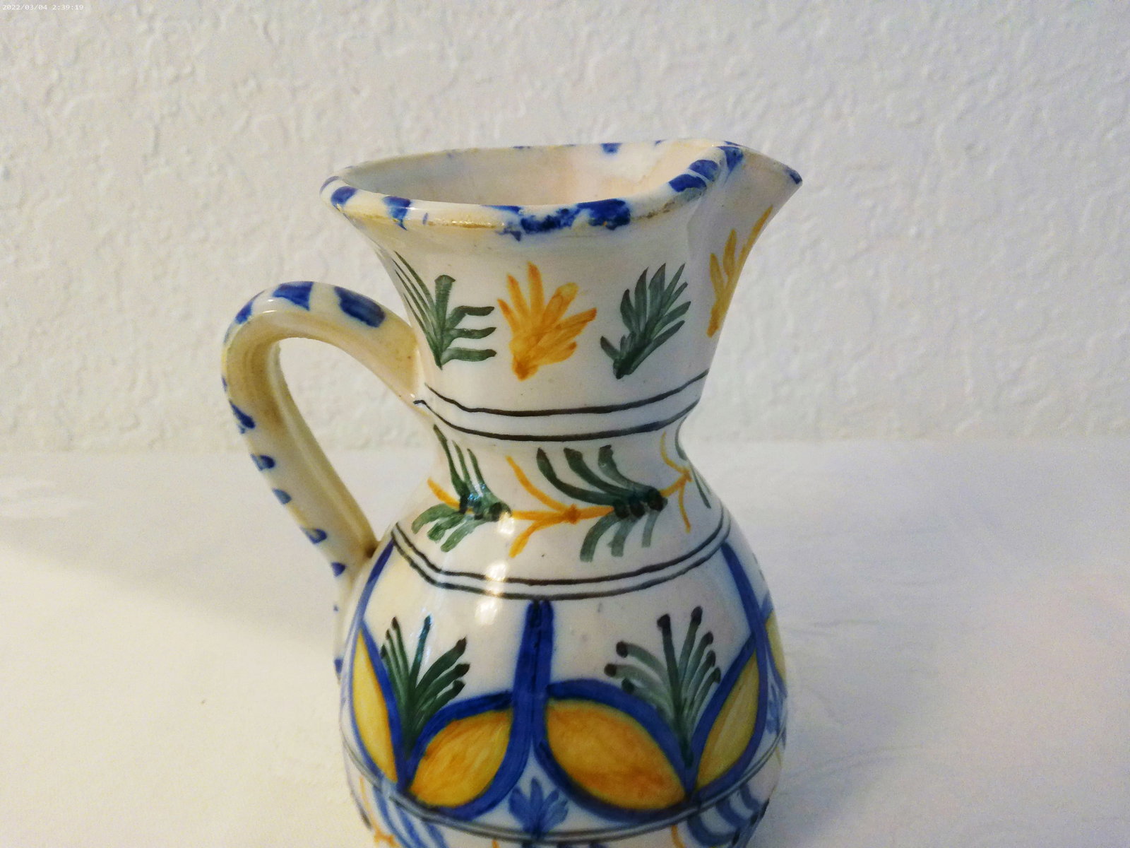 Vintage Mediterranean Pottery Pitchers, a Pair - 7