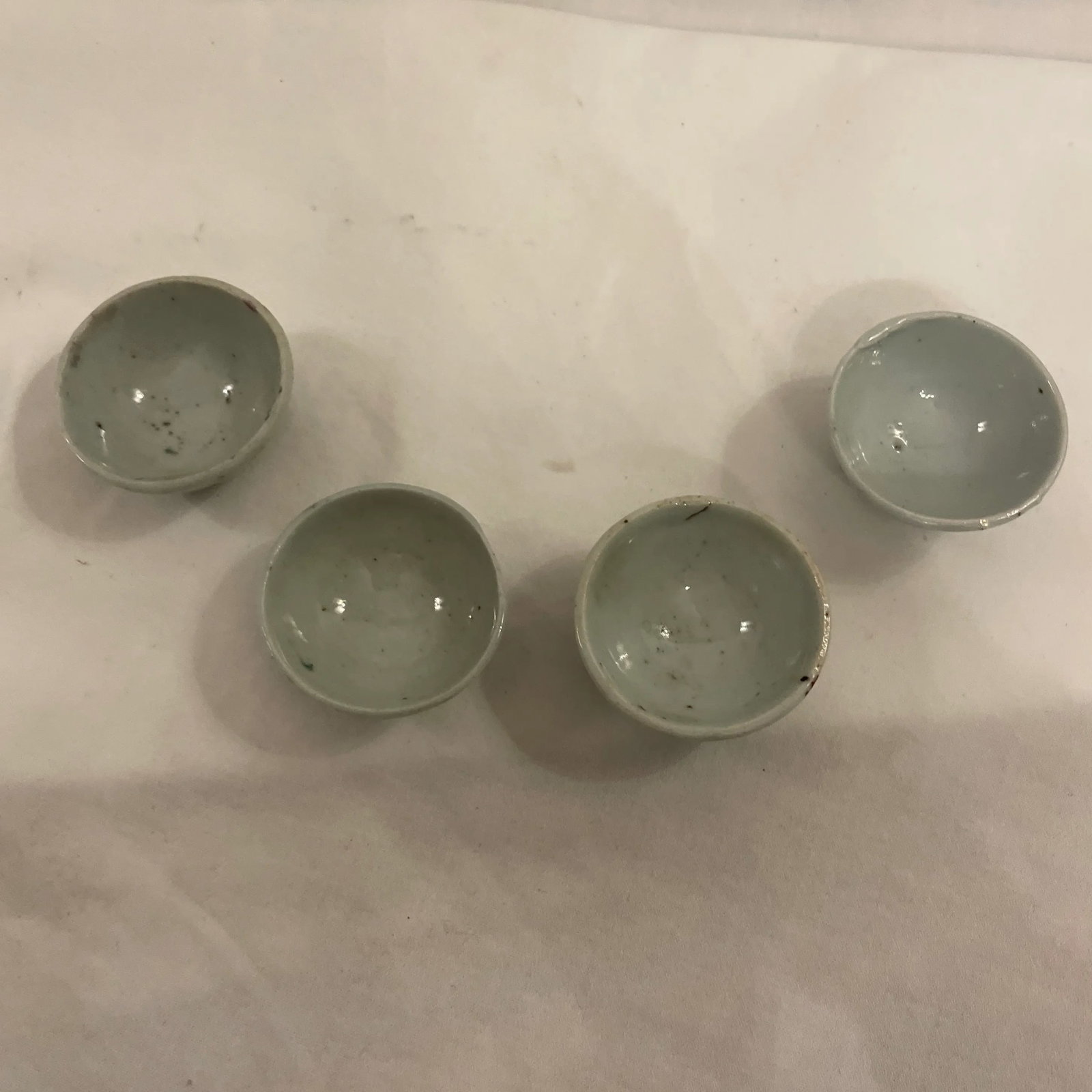 Set of 4 Mini Chinese Porcelain Bowls, Early 19th Century - 2
