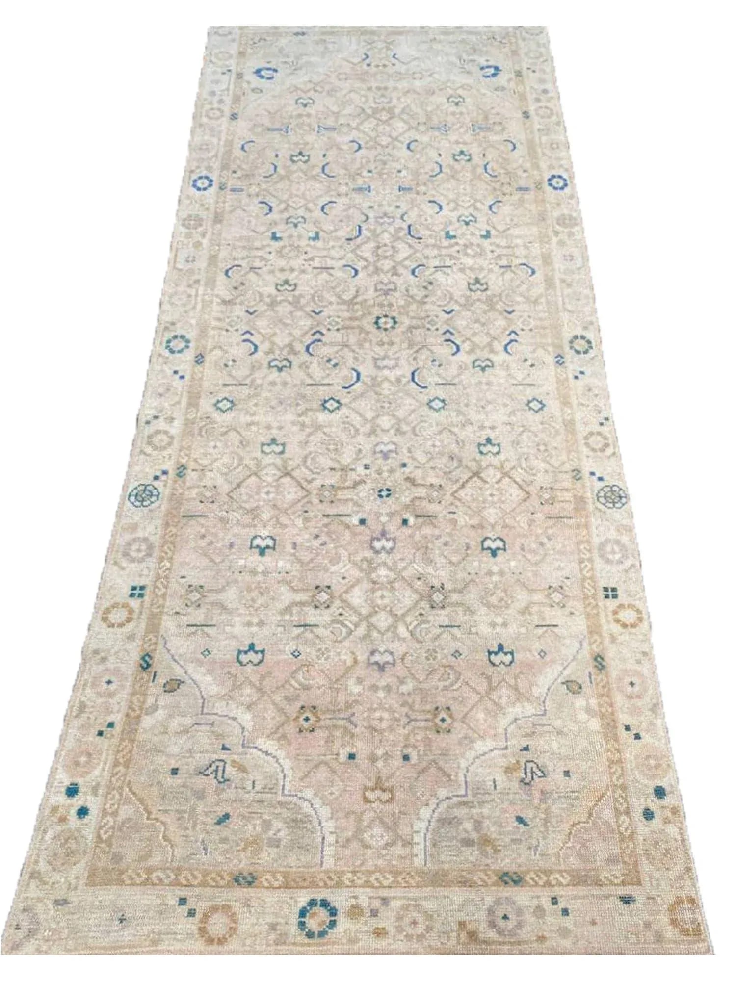 Vintage Persian Hamedan Runner Rug - 2