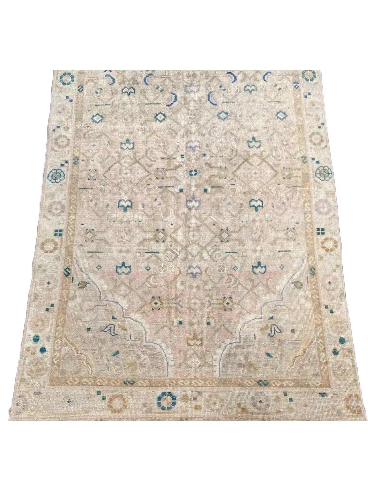 Vintage Persian Hamedan Runner Rug - 4