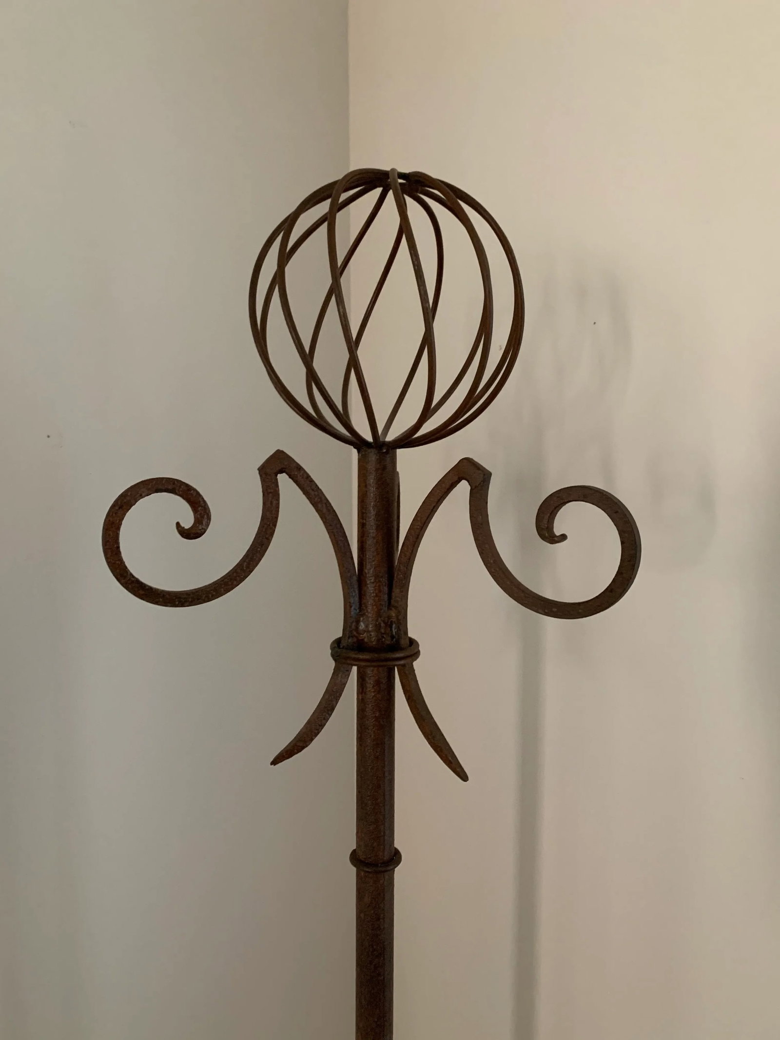Late 20th Century Vintage Wrought Iron Coat Rack - 3