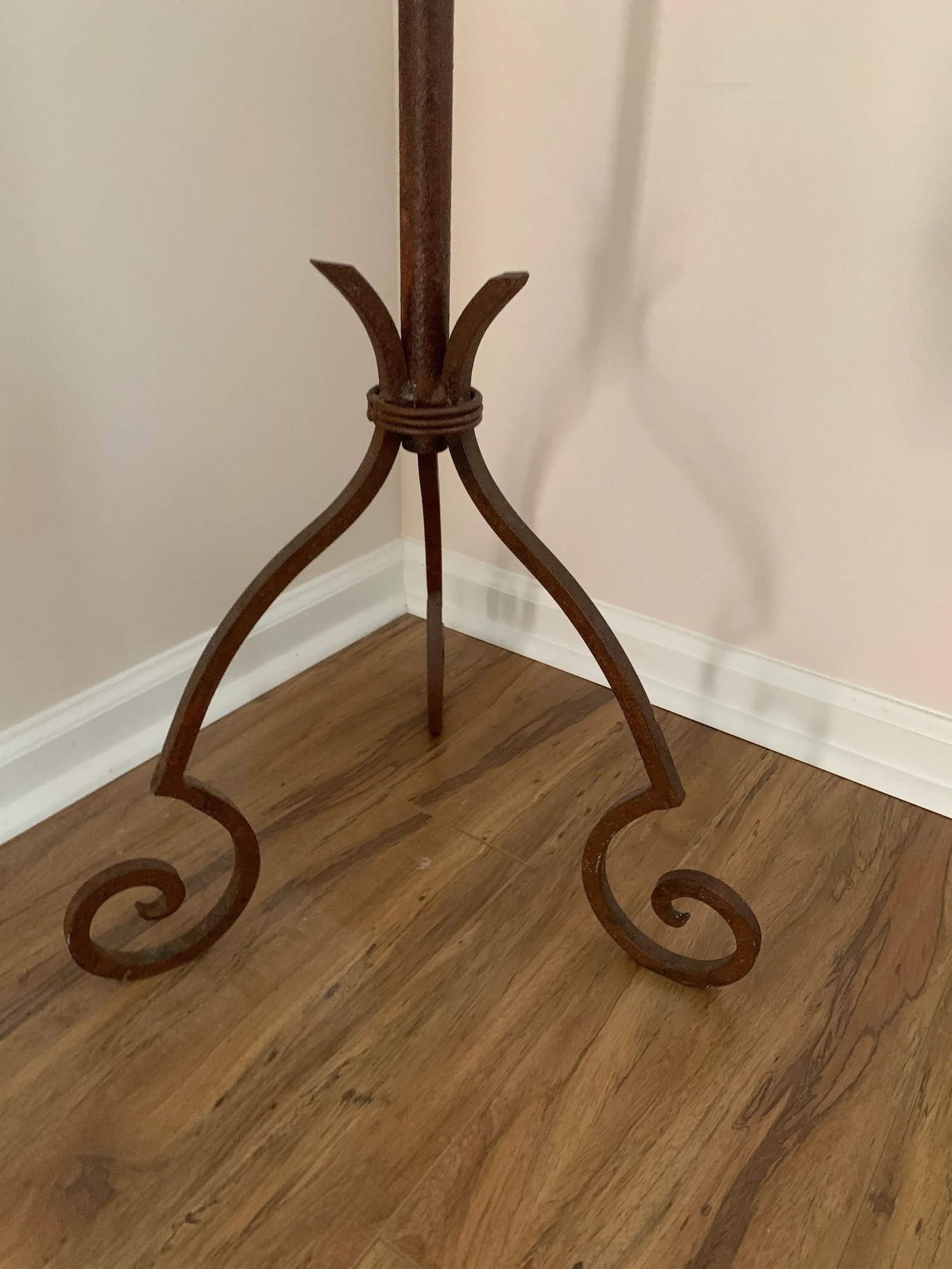 Late 20th Century Vintage Wrought Iron Coat Rack - 6