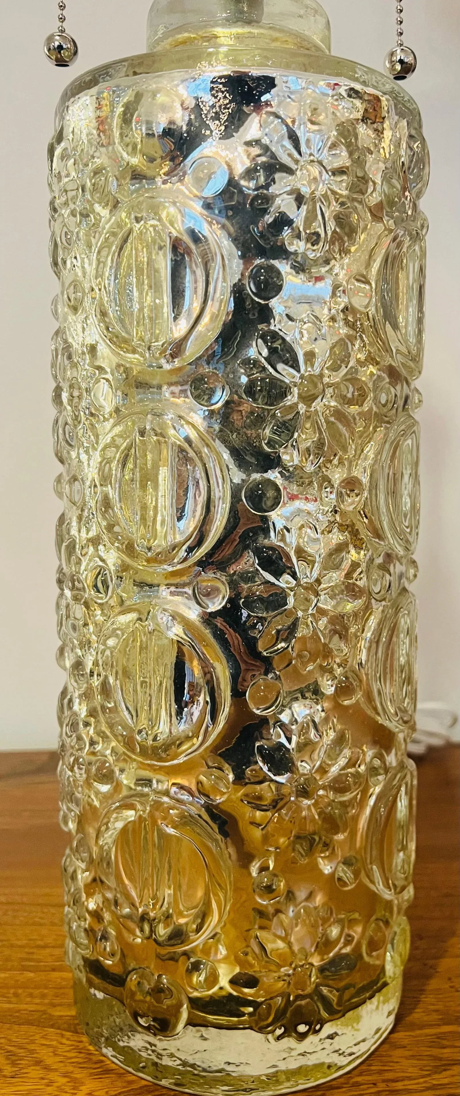 A Guatav Leeks Orrefors Silver Mercury Swedish 1950s Table Lamp - 7