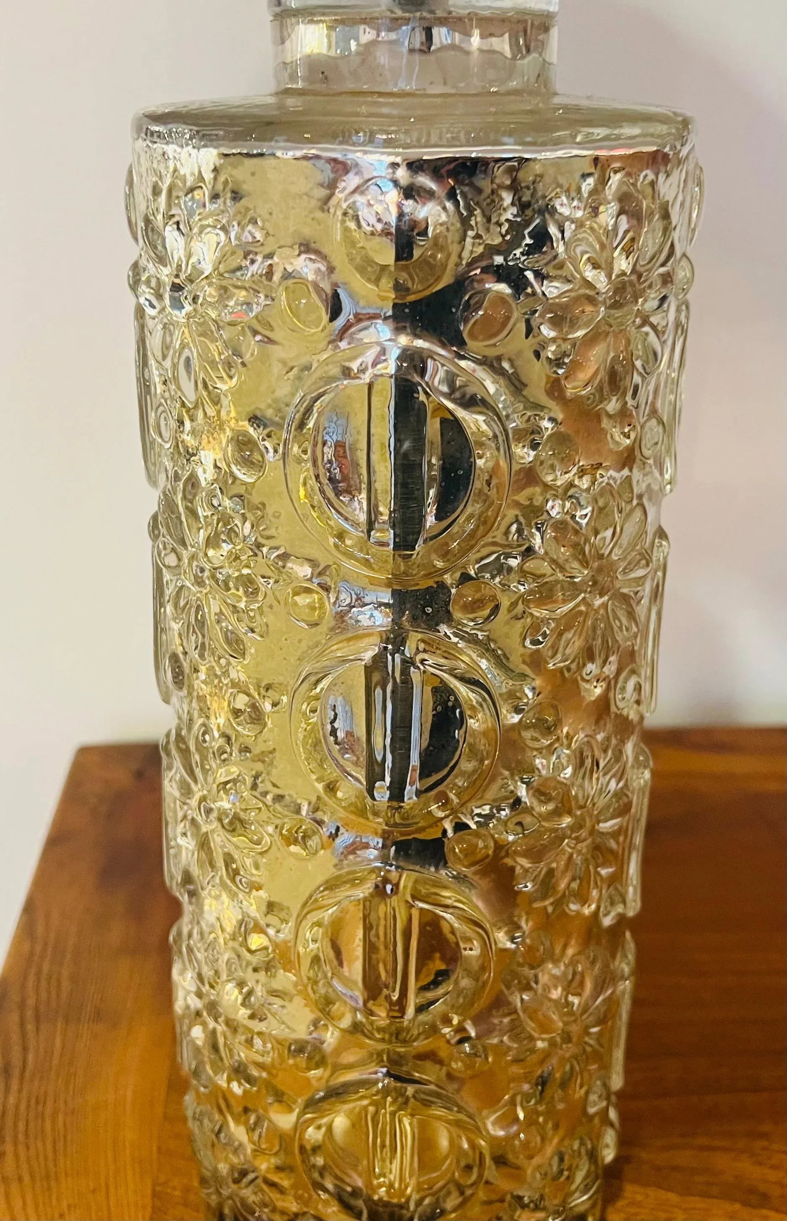 A Guatav Leeks Orrefors Silver Mercury Swedish 1950s Table Lamp - 8