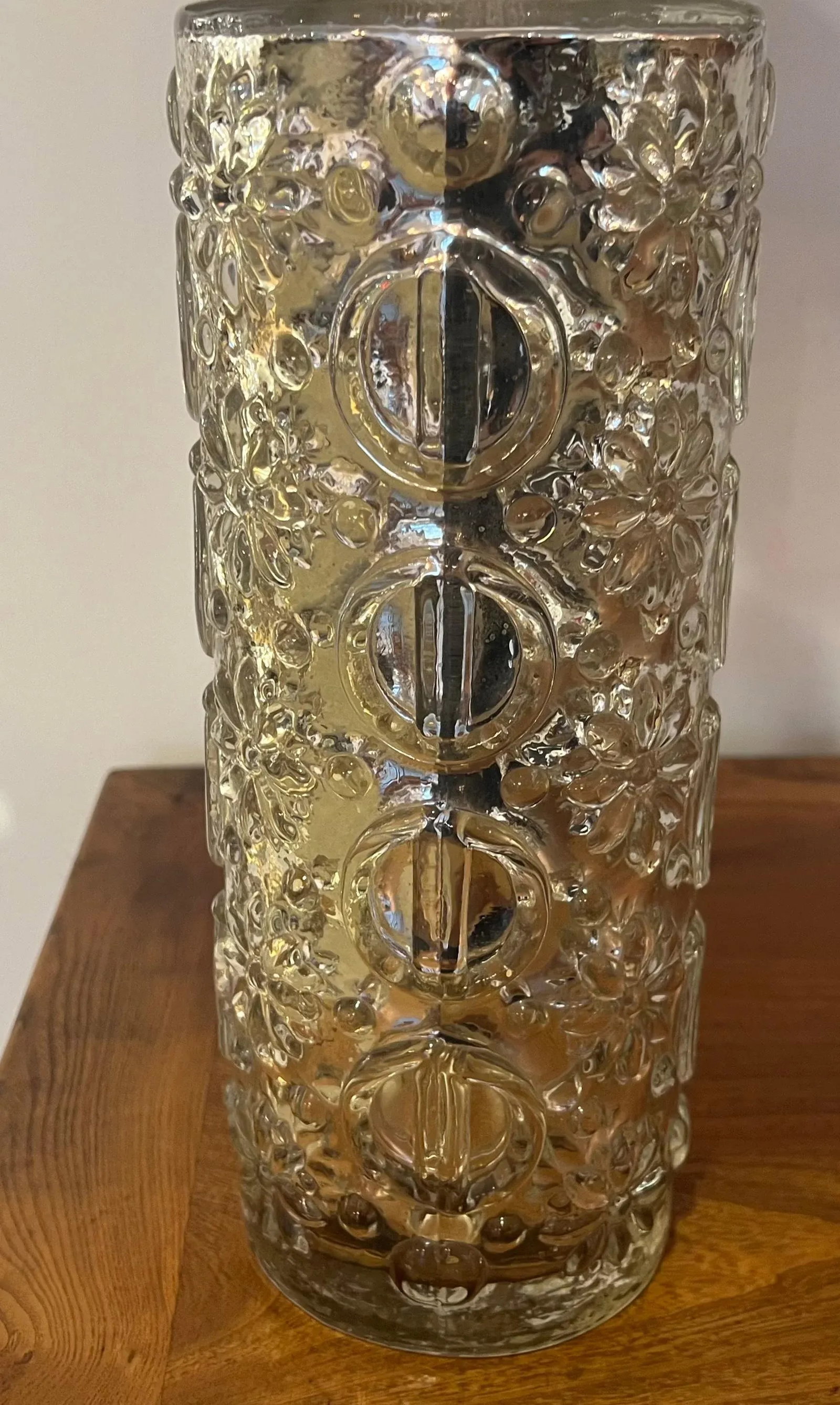 A Guatav Leeks Orrefors Silver Mercury Swedish 1950s Table Lamp - 9
