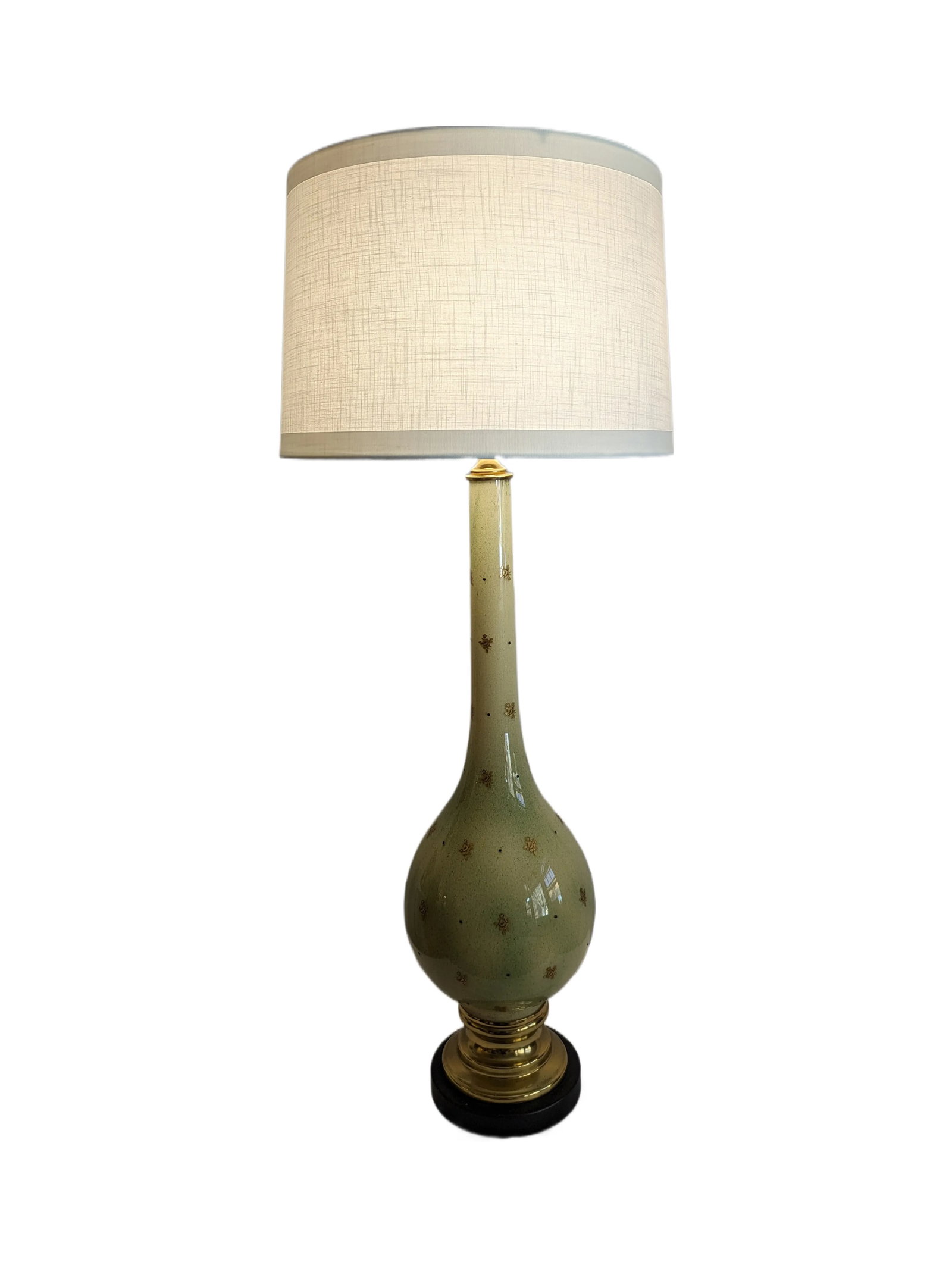 Vintage Pair Murano Long Neck Lamps in the Manner of Archimede Leguso C.1960s - 3