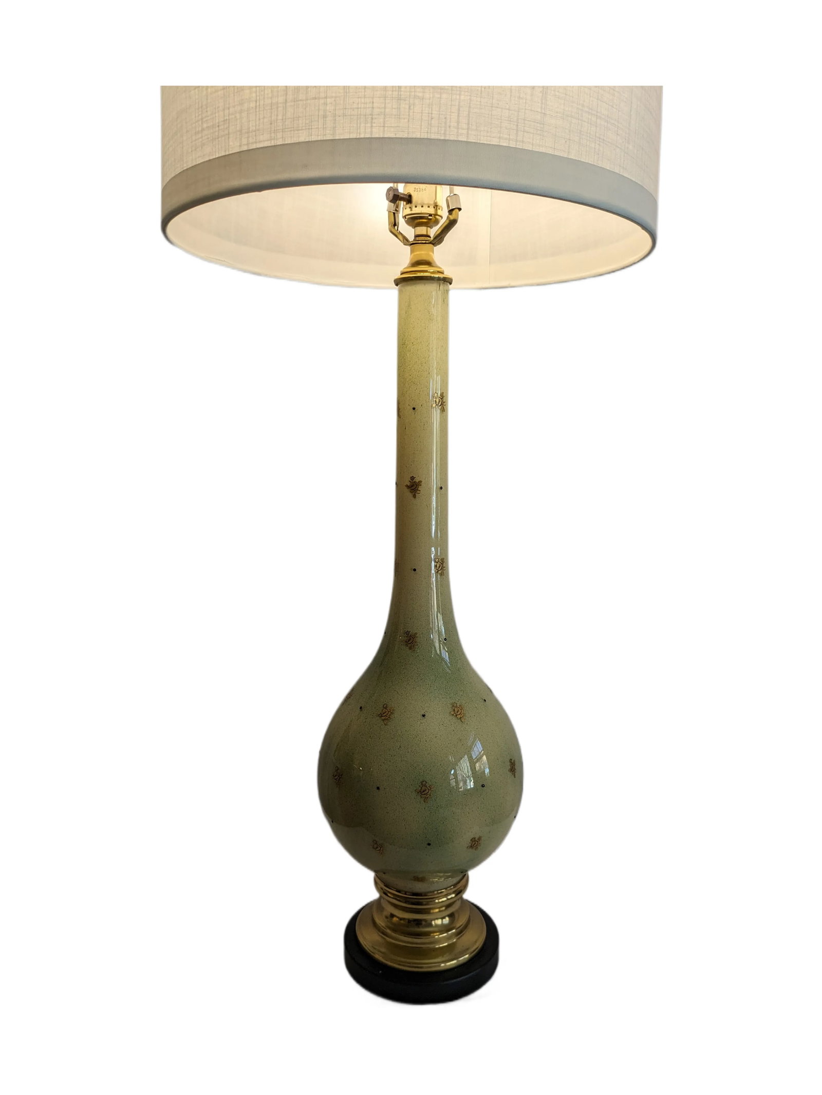 Vintage Pair Murano Long Neck Lamps in the Manner of Archimede Leguso C.1960s - 6