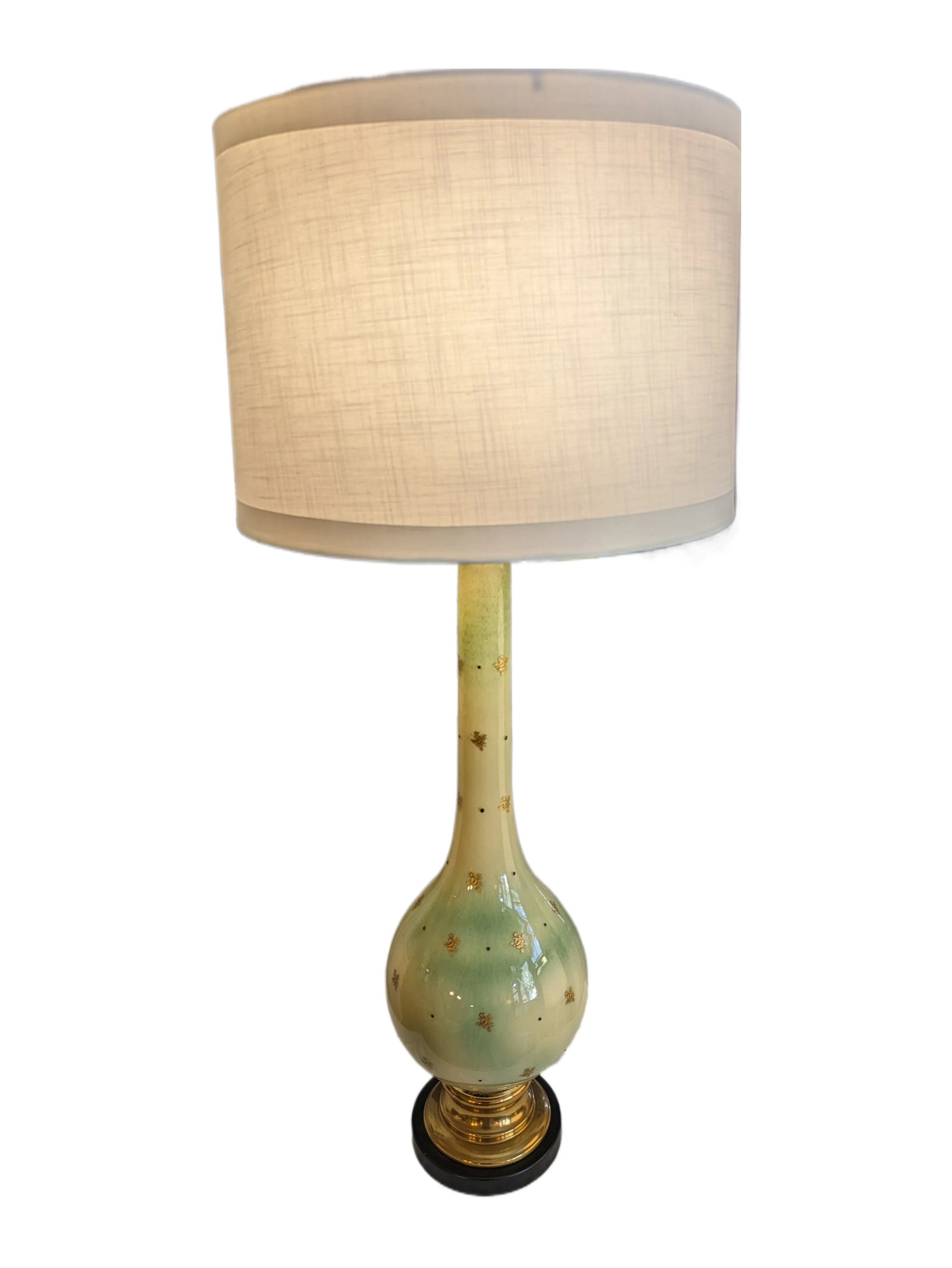 Vintage Pair Murano Long Neck Lamps in the Manner of Archimede Leguso C.1960s - 8