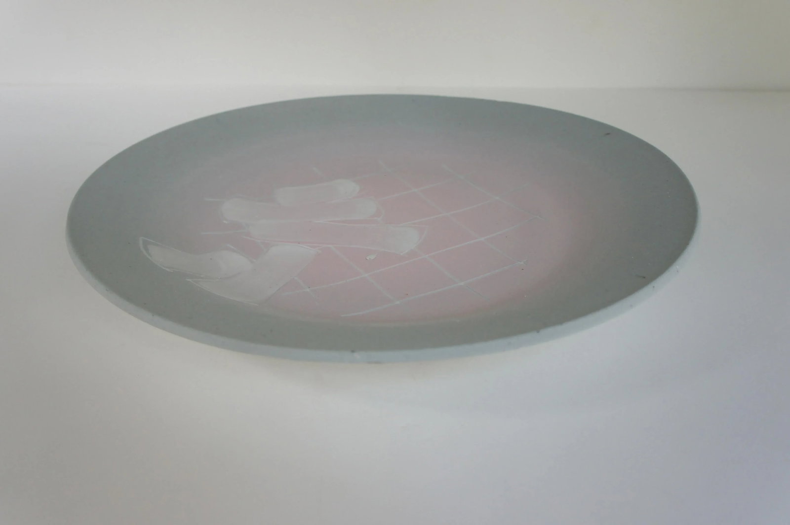 1970s Vintage Mid-Century Modern Art Pottery Platter - 2