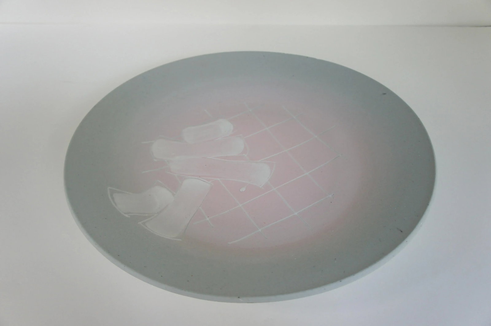 1970s Vintage Mid-Century Modern Art Pottery Platter - 4