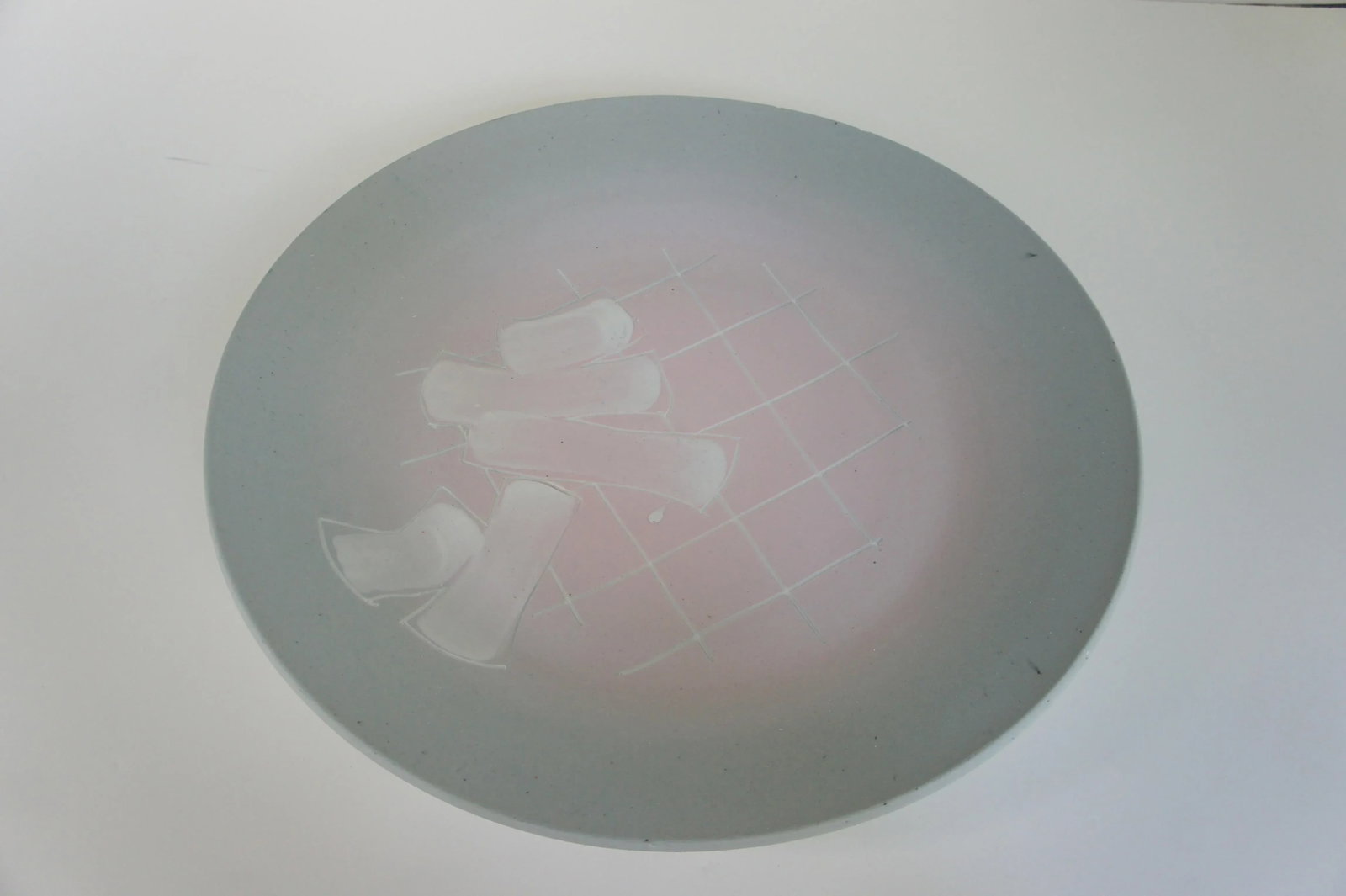 1970s Vintage Mid-Century Modern Art Pottery Platter - 5