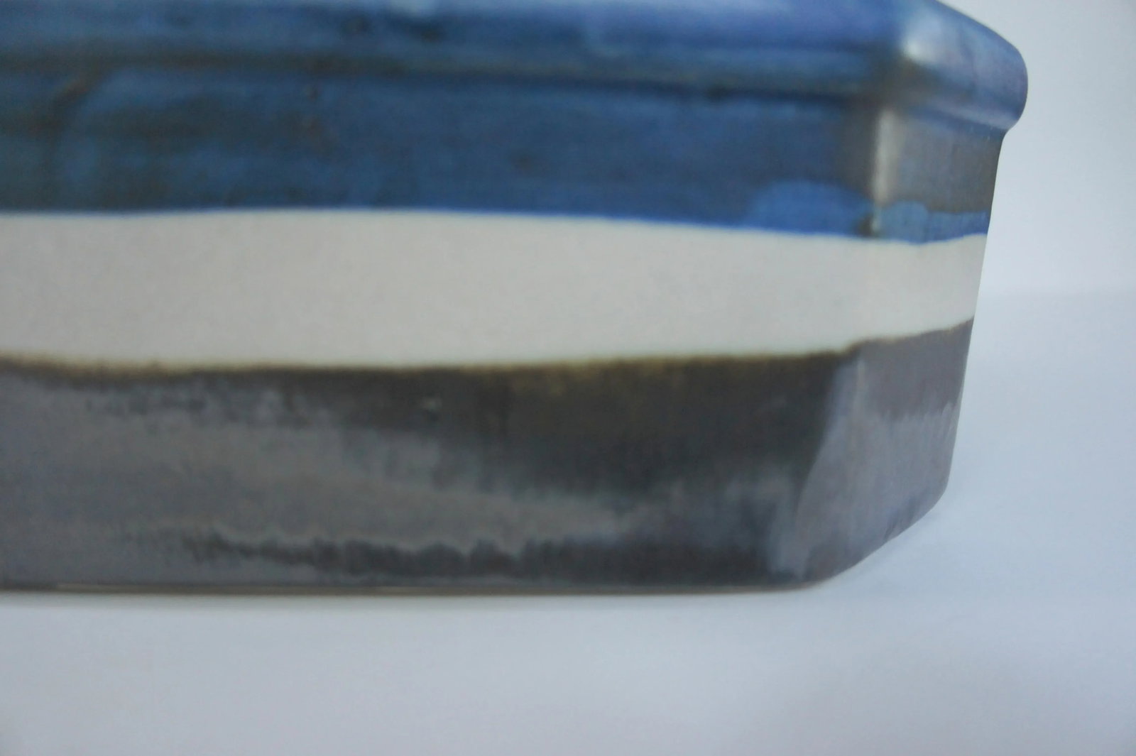 Mid-Century Modern Signed Art Pottery Casserole Box - 11