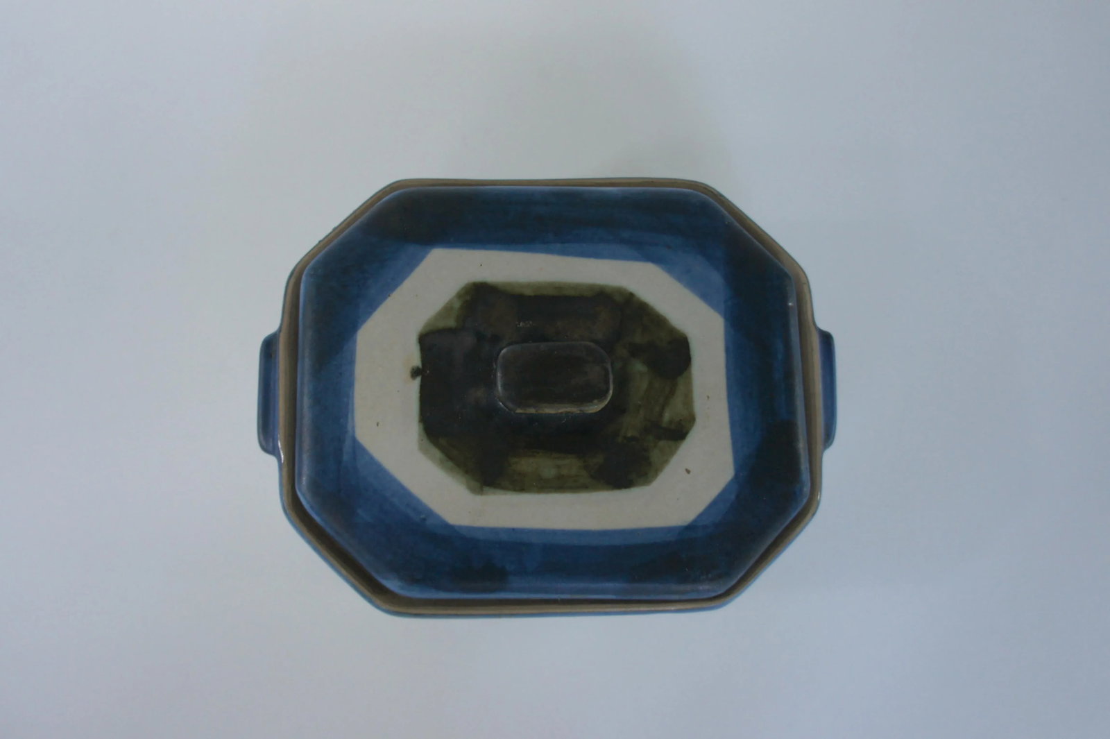 Mid-Century Modern Signed Art Pottery Casserole Box - 3