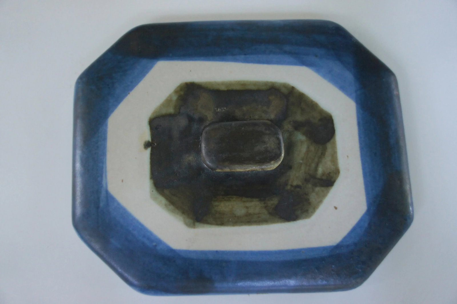 Mid-Century Modern Signed Art Pottery Casserole Box - 8