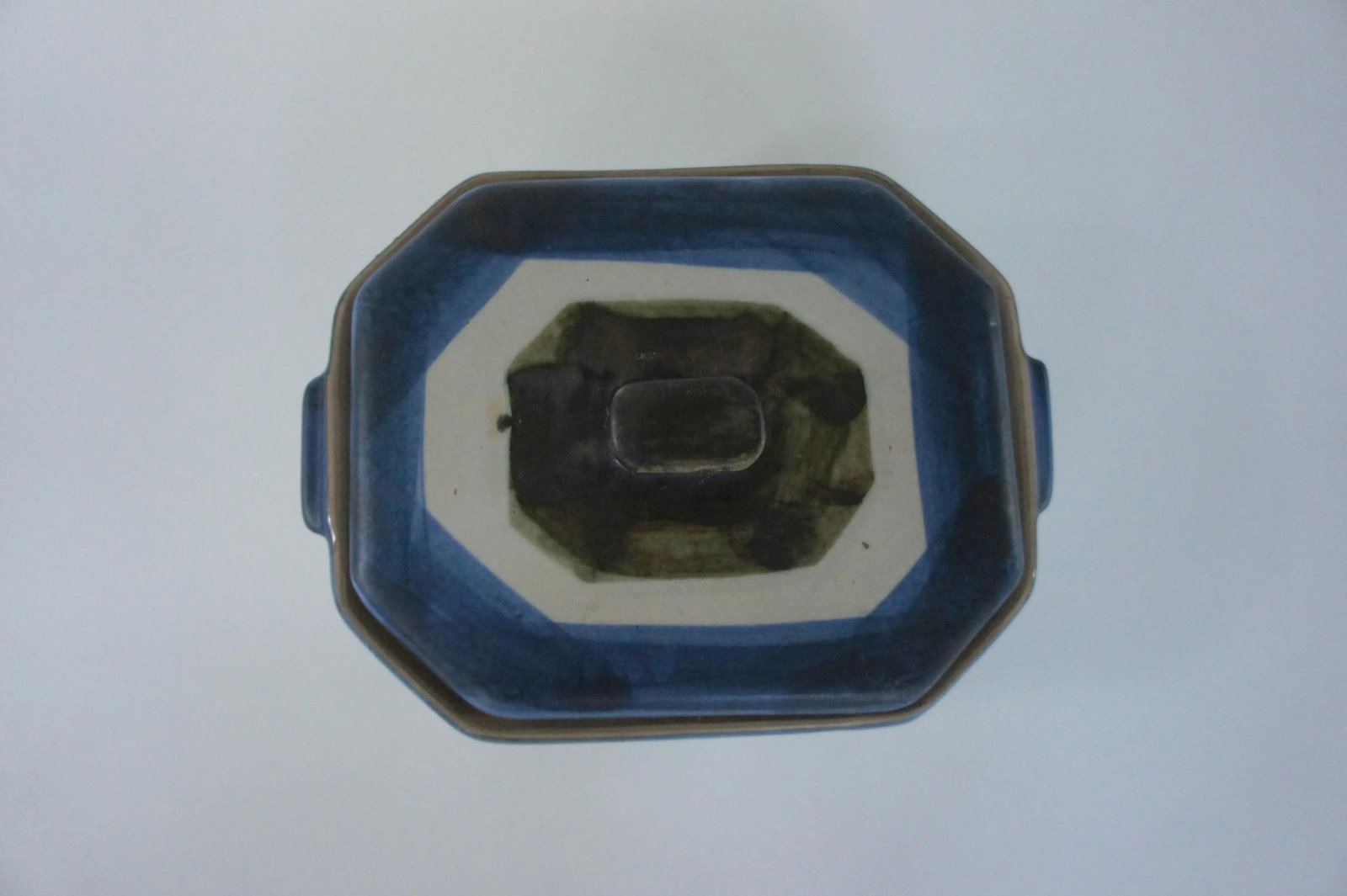 Mid-Century Modern Signed Art Pottery Casserole Box - 9
