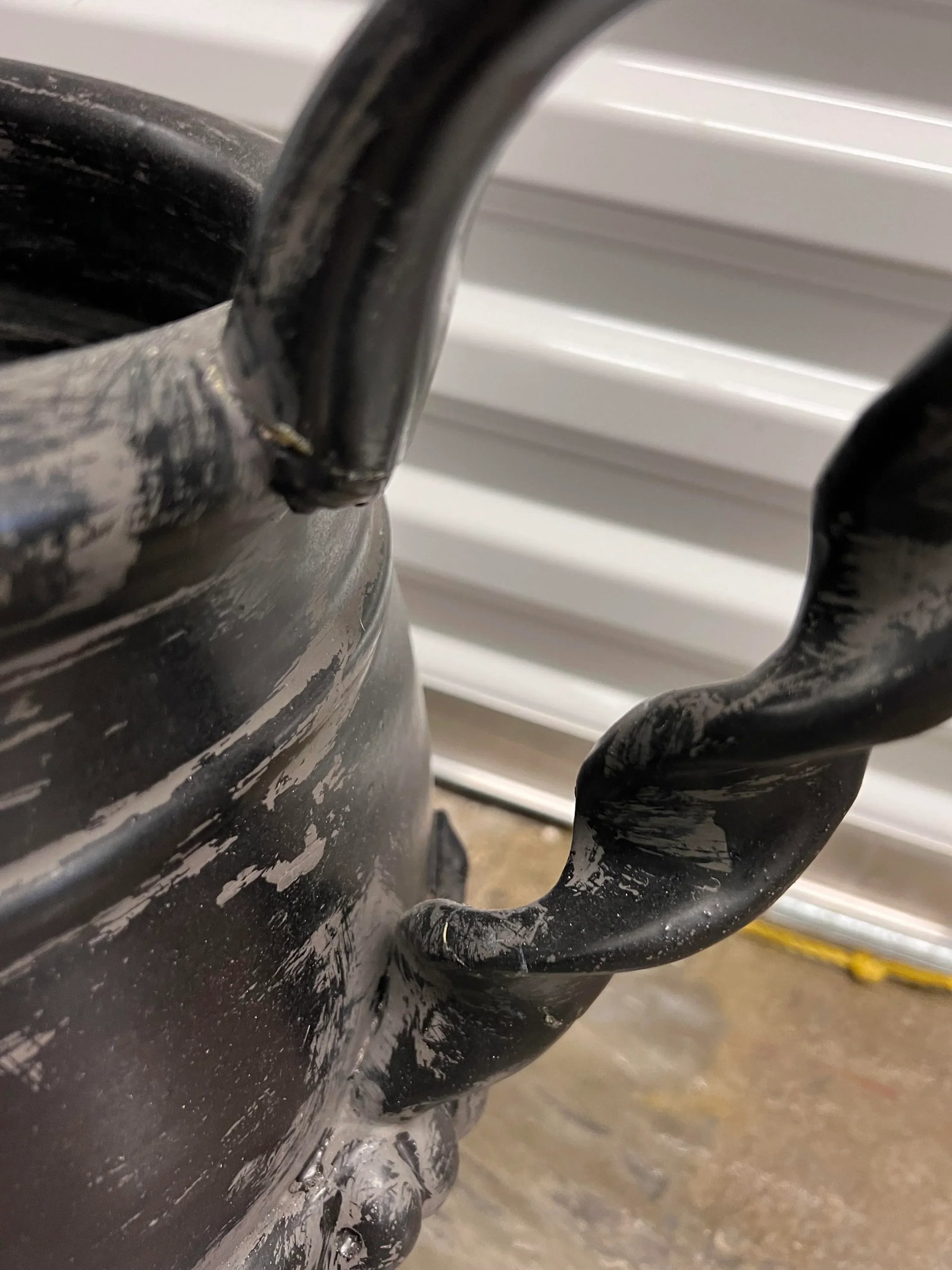 Black Handled Vase - 4