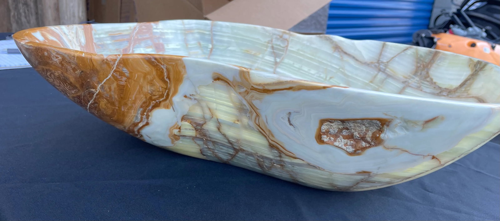 Polished Stone Bowl - 2