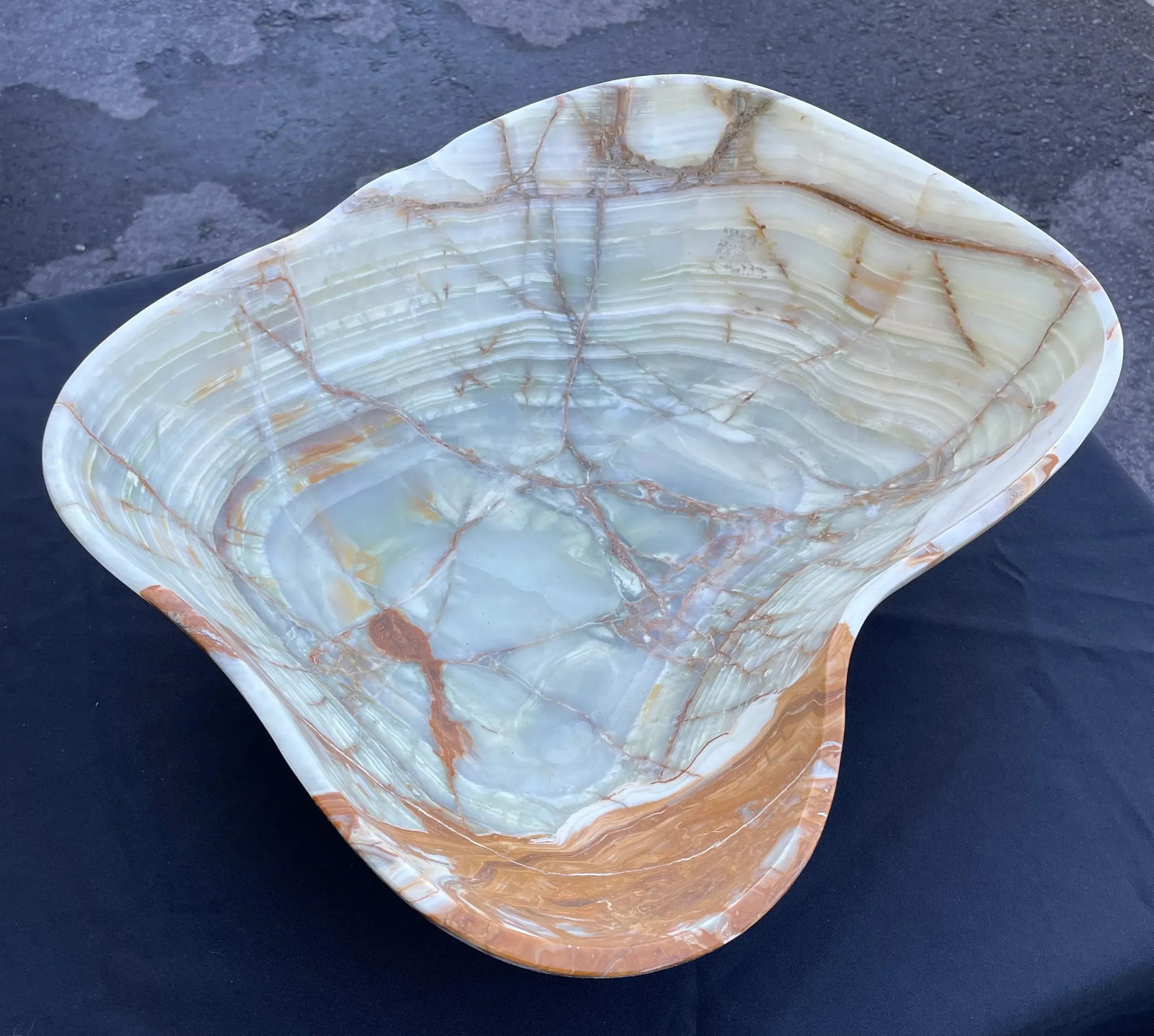 Polished Stone Bowl - 3