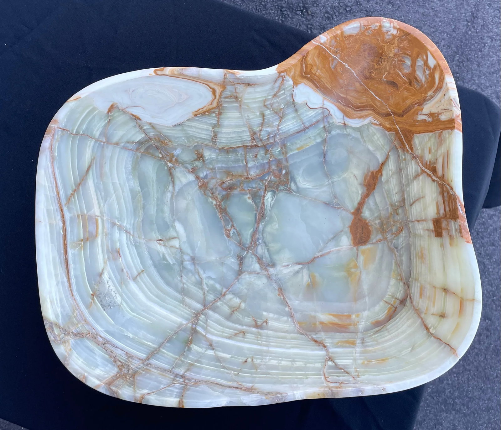 Polished Stone Bowl - 4