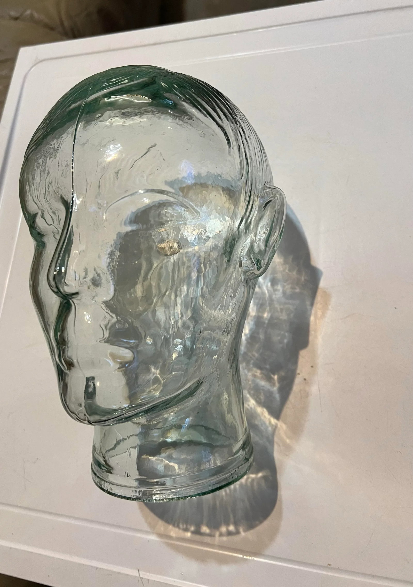 Vintage Glass Head/ Bust Statue - 3