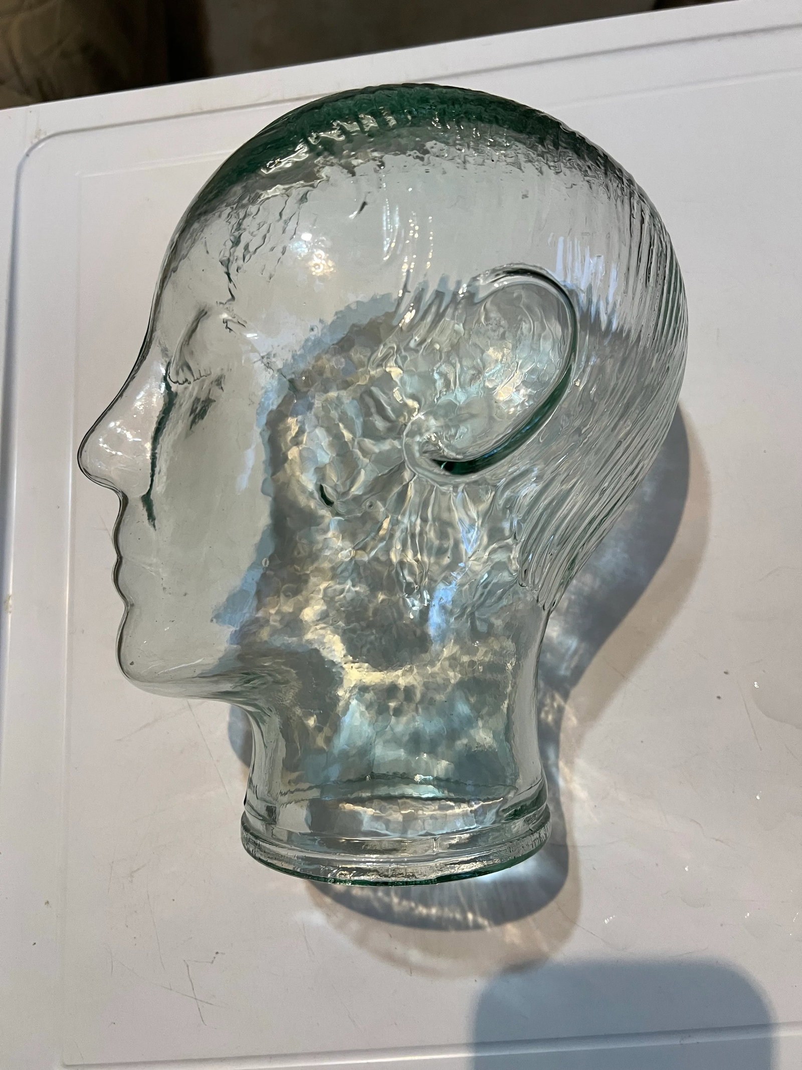 Vintage Glass Head/ Bust Statue - 5