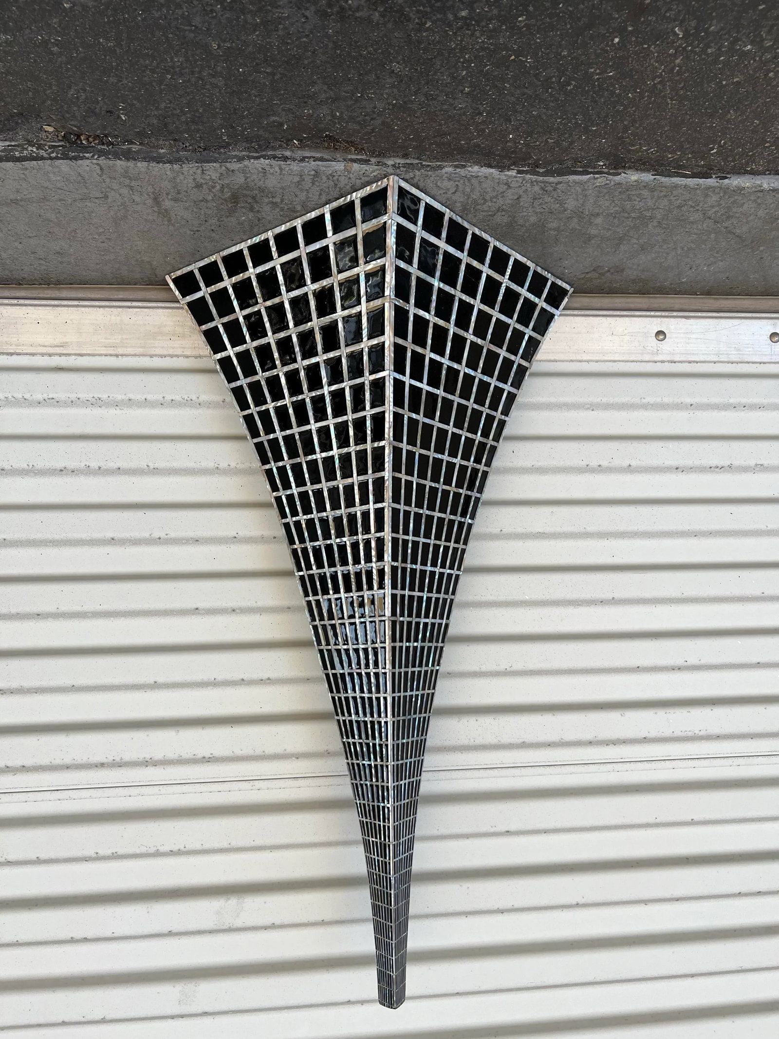 1980s DK Living Modern Geometric Shaped Wall Art / Self - 2