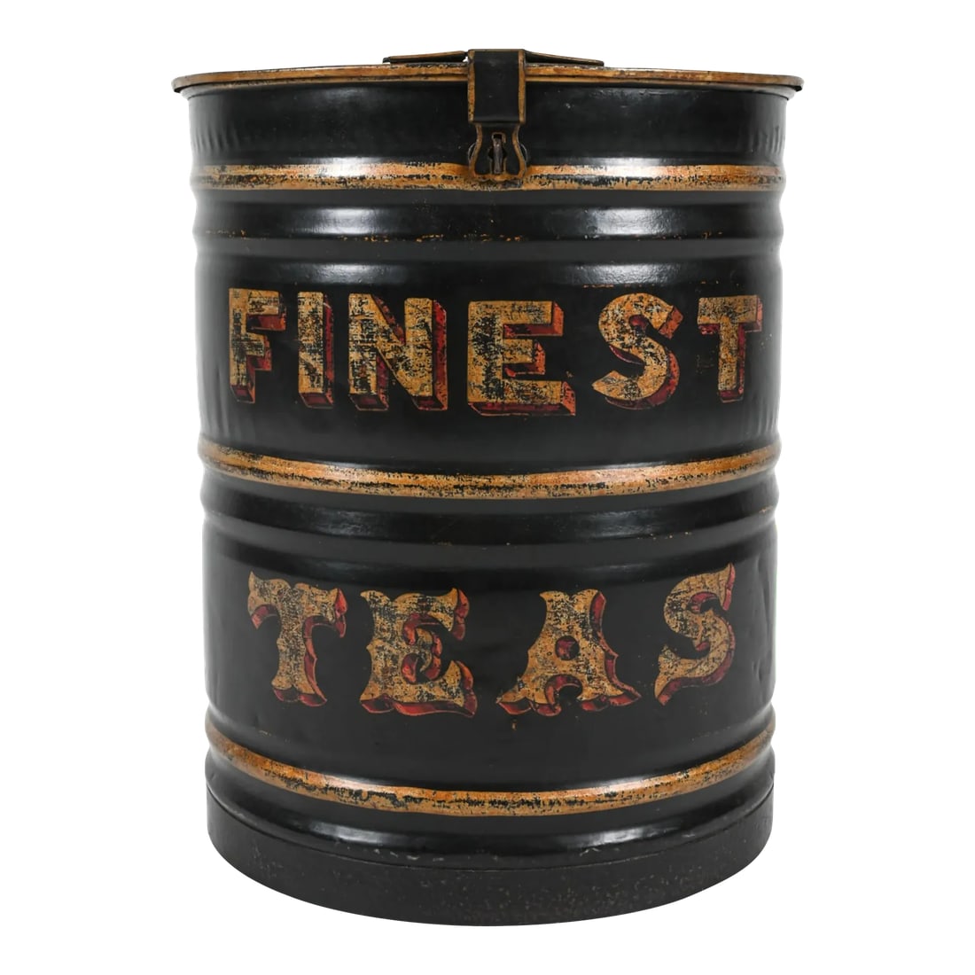 Late 19th Century Store Display Tole Tea Bin (1 of 5)