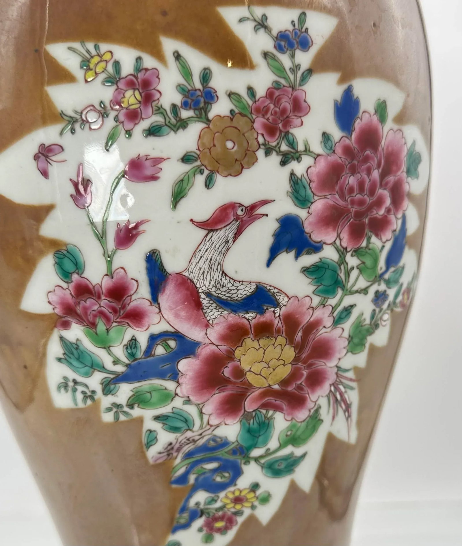 18th Century Chinese Export Cafe-Au-Lait Baluster Jar - 7