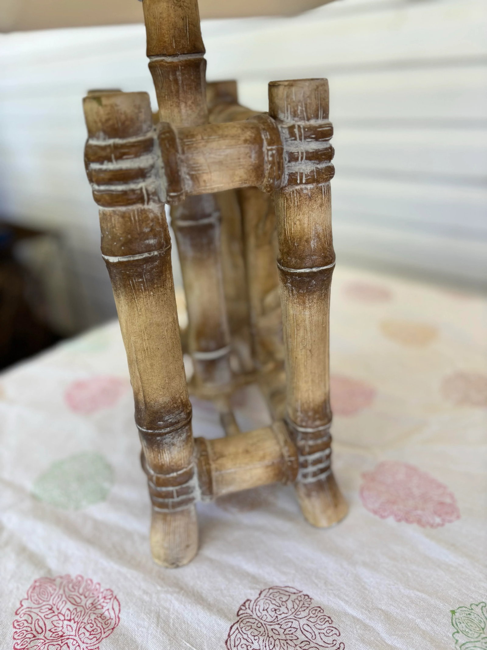 A Pair of Vintage Faux Bamboo Table Lamps From Pacific Coast Lighting 2002 - 4