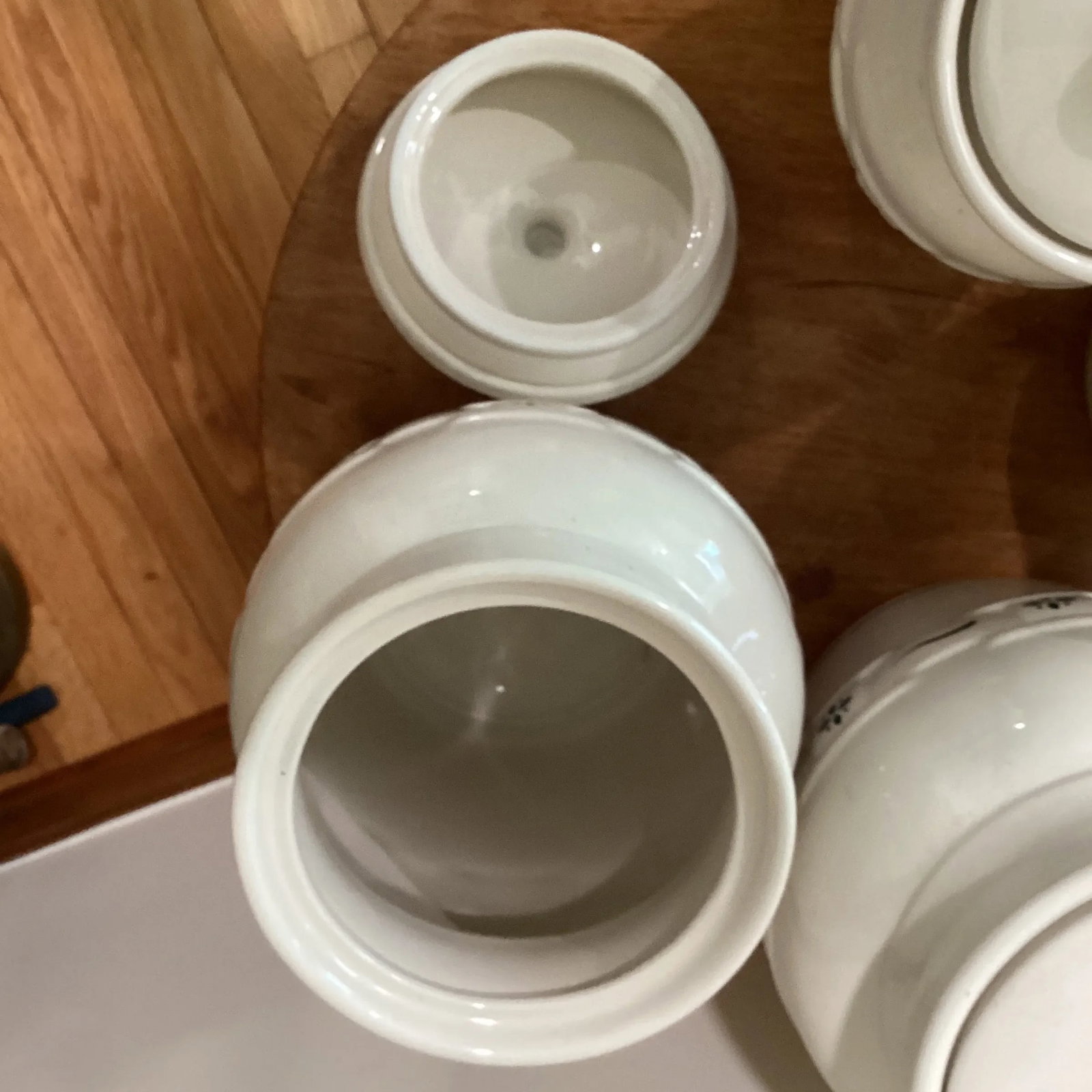 Mid 20th Century Retired Longaberger Pottery Original Woven Traditions Heritage Collection Set- 5 Pi - 5