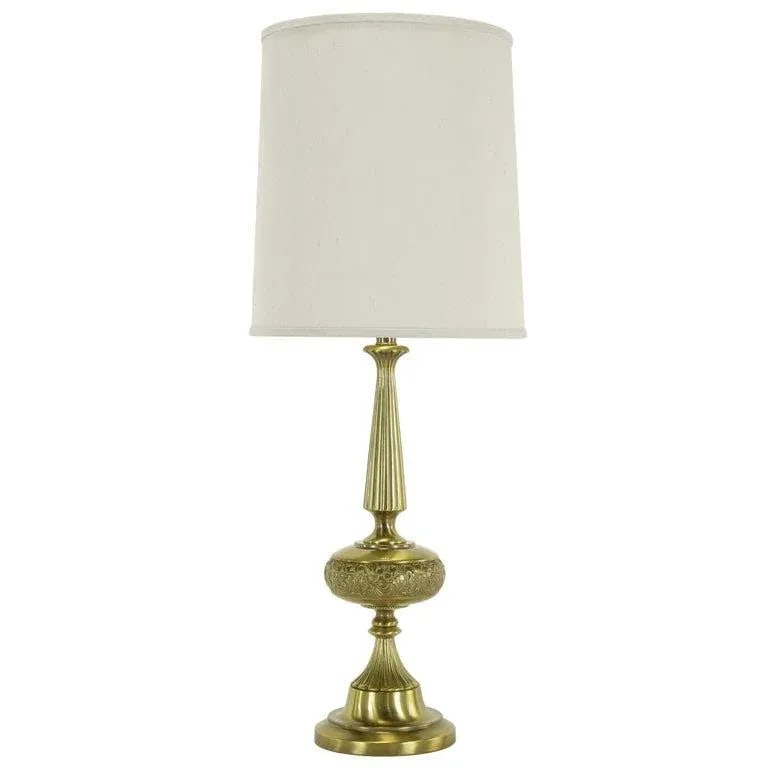1950s Rembrandt Brushed Brass Table Lamp - 7