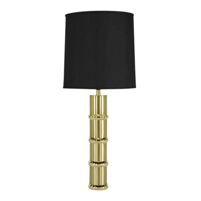 Brushed Steel & Chrome Cylindrical Table Lamp (1 of 5)