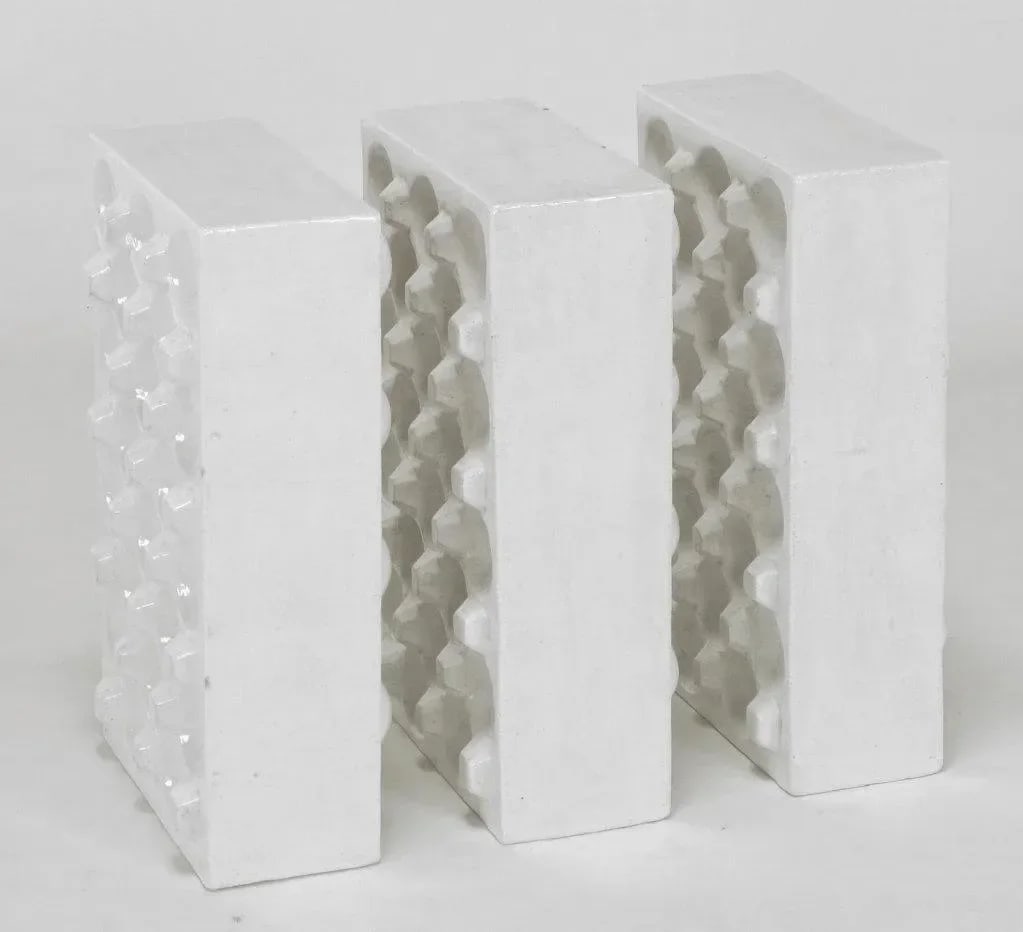 1973 "Three Crates" Ceramic Sculpture by William A. Hoffman - 4