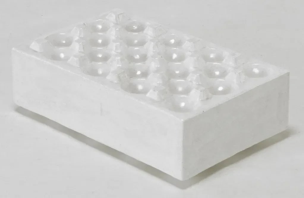 1973 "Three Crates" Ceramic Sculpture by William A. Hoffman - 6