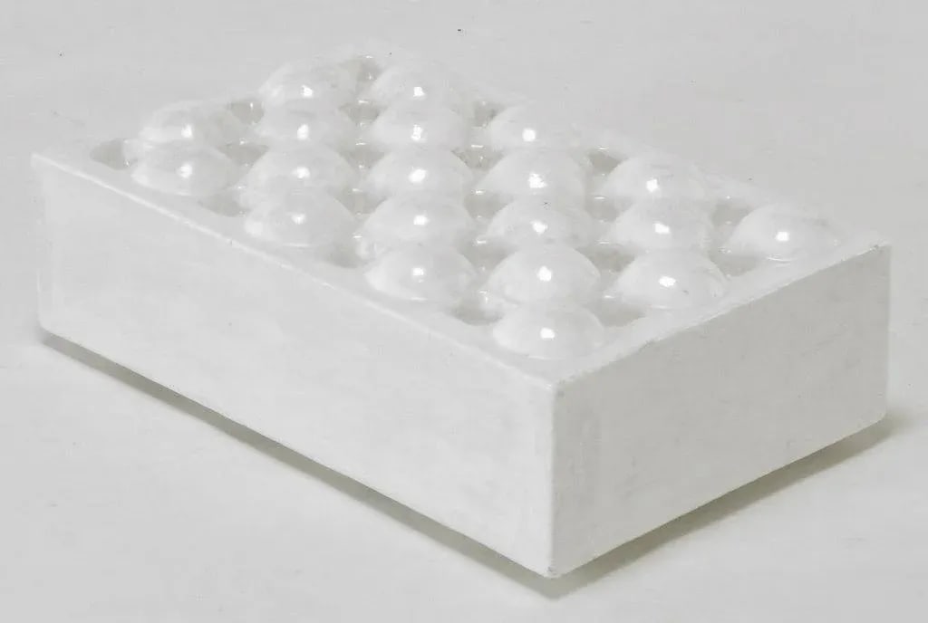 1973 "Three Crates" Ceramic Sculpture by William A. Hoffman - 7