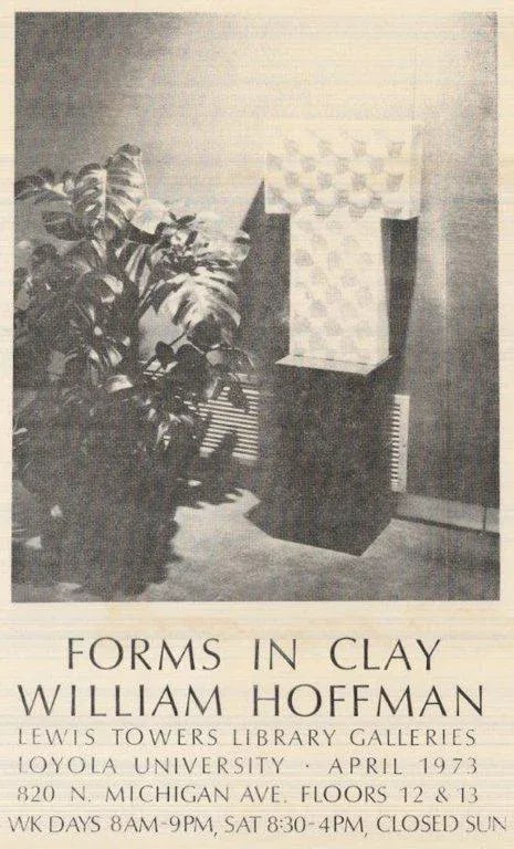 1973 "Three Crates" Ceramic Sculpture by William A. Hoffman - 8