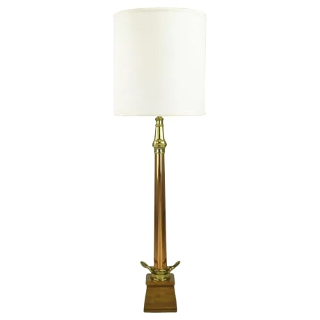 53" Tall Brass & Copper Fire Nozzle Table Lamp. (1 of 6)