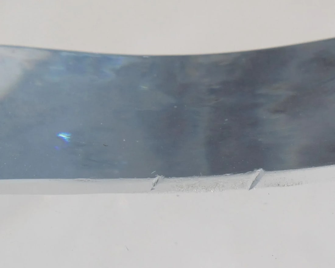Strombergshyttan Swedish Blue Crystal Glass Bowl - 3