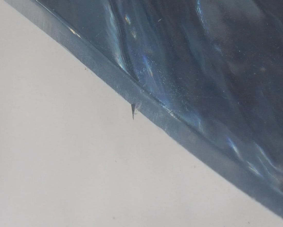 Strombergshyttan Swedish Blue Crystal Glass Bowl - 5