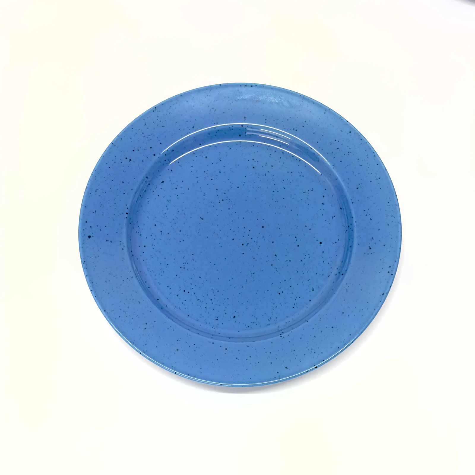 Mid 20th Century Speckled Blue Ceramic Side Plates by Stoneware - Set of 6 - 2