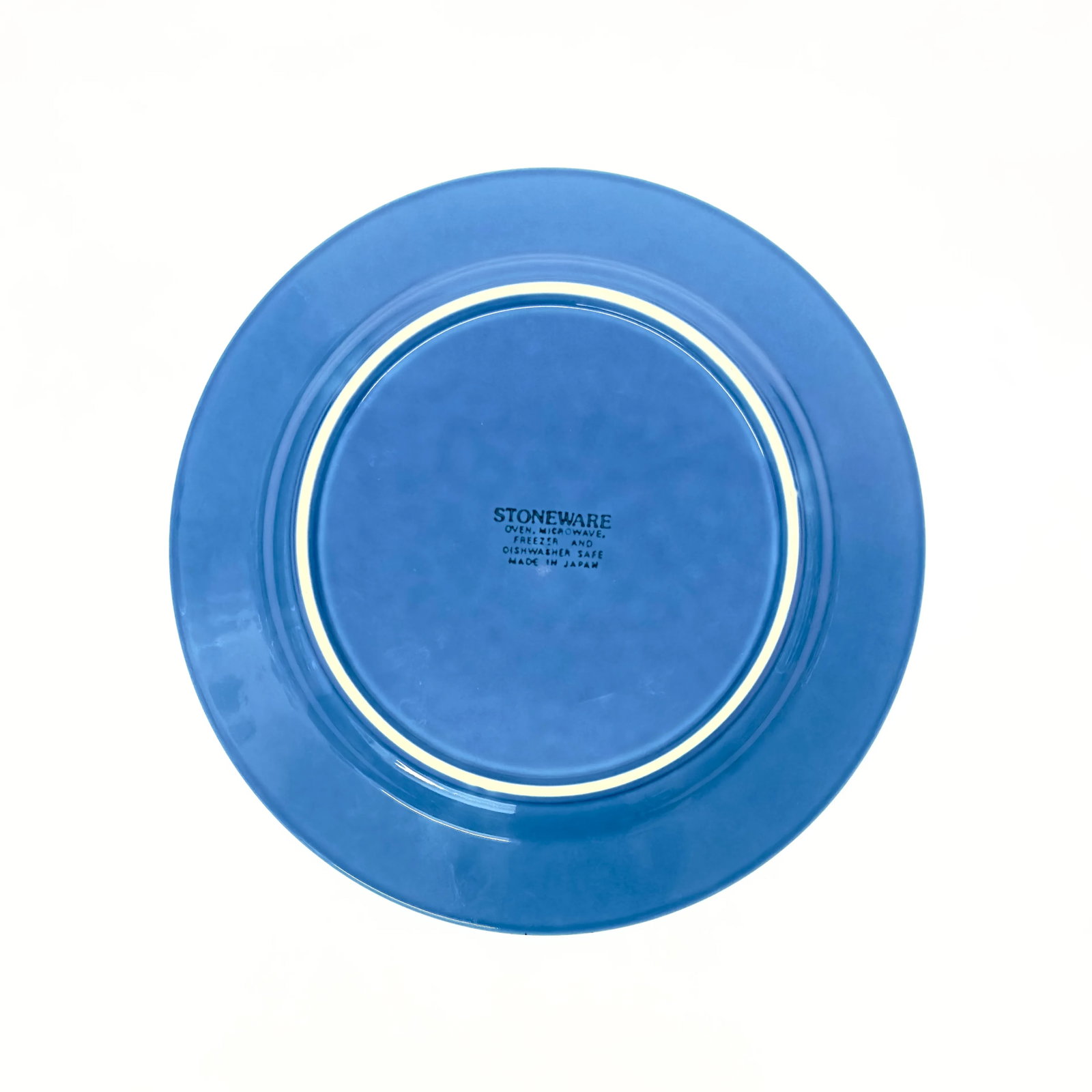 Mid 20th Century Speckled Blue Ceramic Side Plates by Stoneware - Set of 6 - 4
