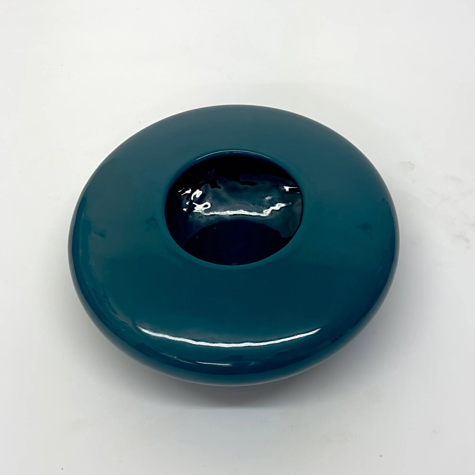 Mid Century Modern Jewel Toned Ceramic Planter Curation - Group of 3 - 7