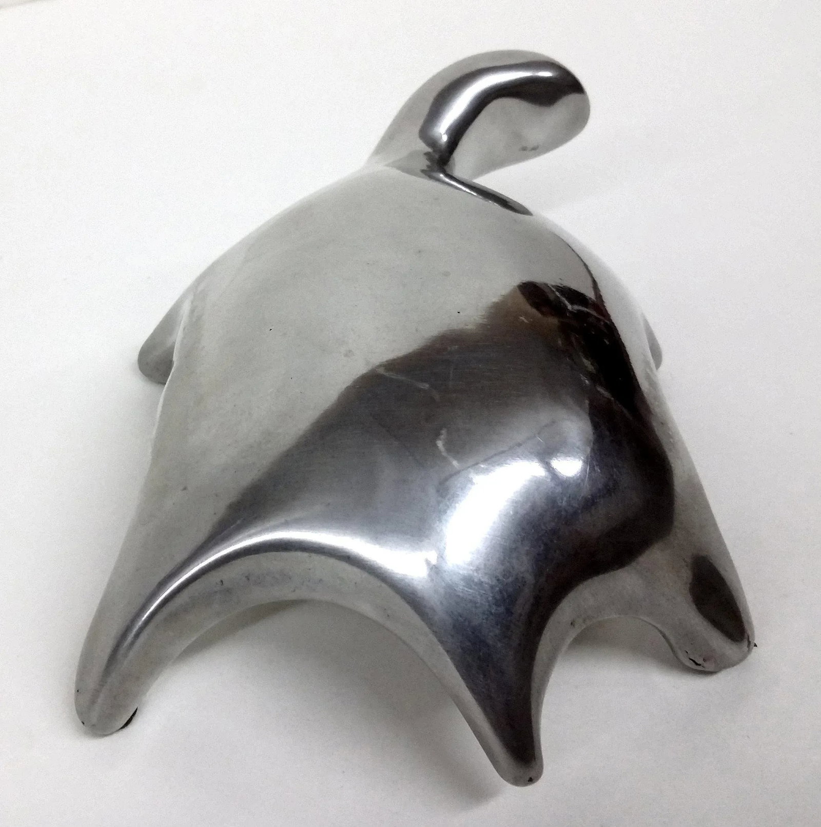 1960s Vintage Danish Modern Signed Pewter Turtle - 3