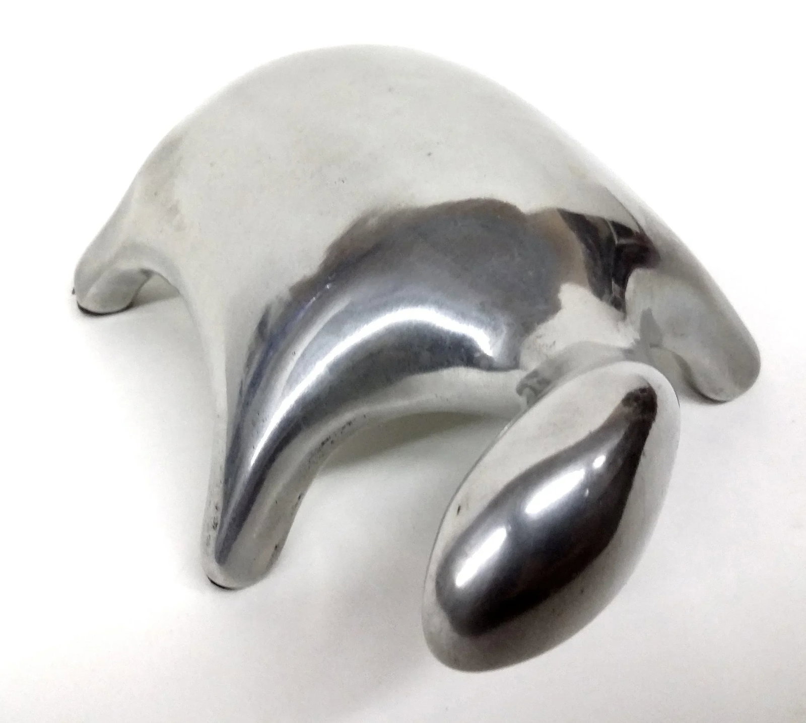 1960s Vintage Danish Modern Signed Pewter Turtle - 4