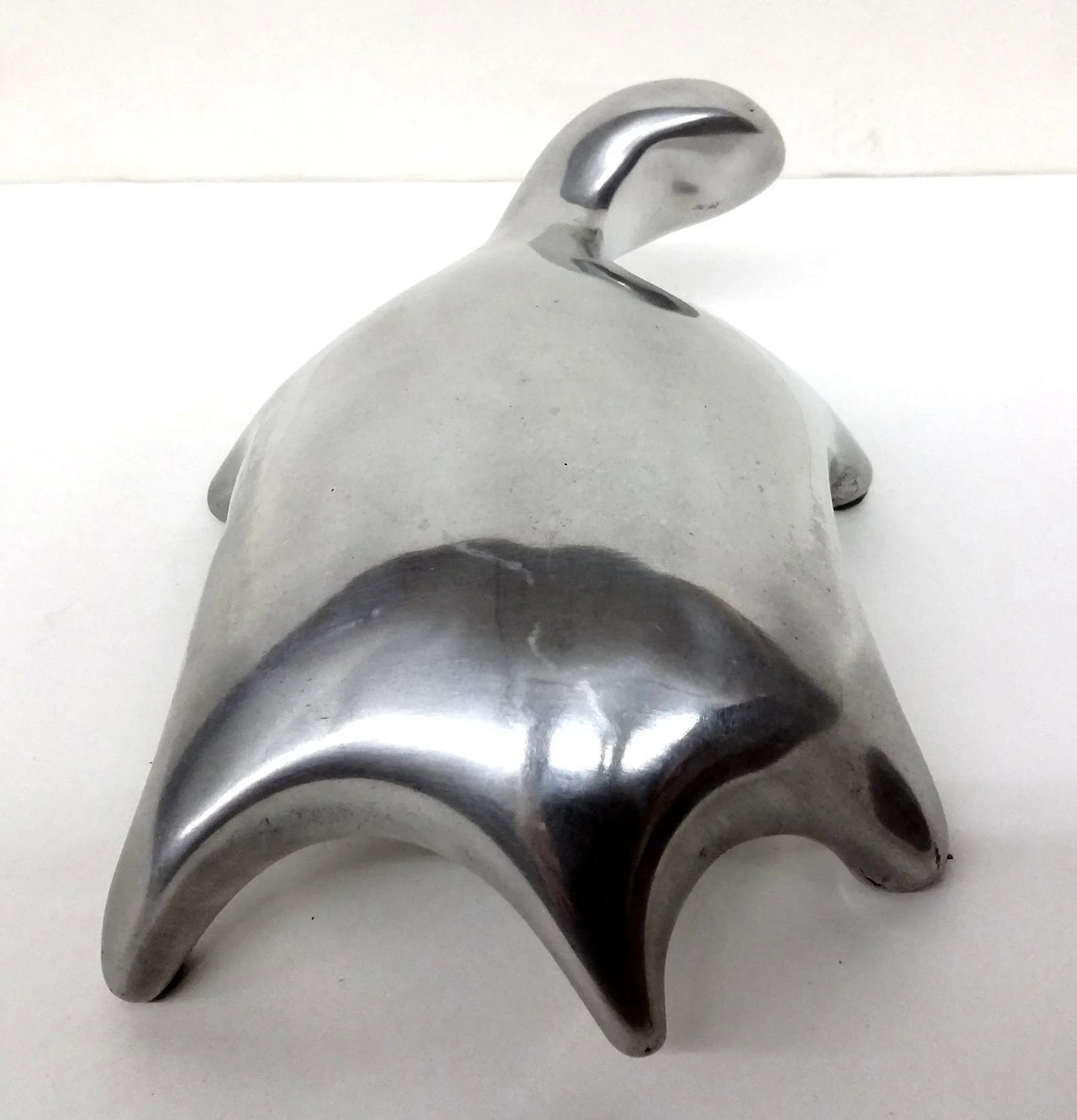 1960s Vintage Danish Modern Signed Pewter Turtle - 6